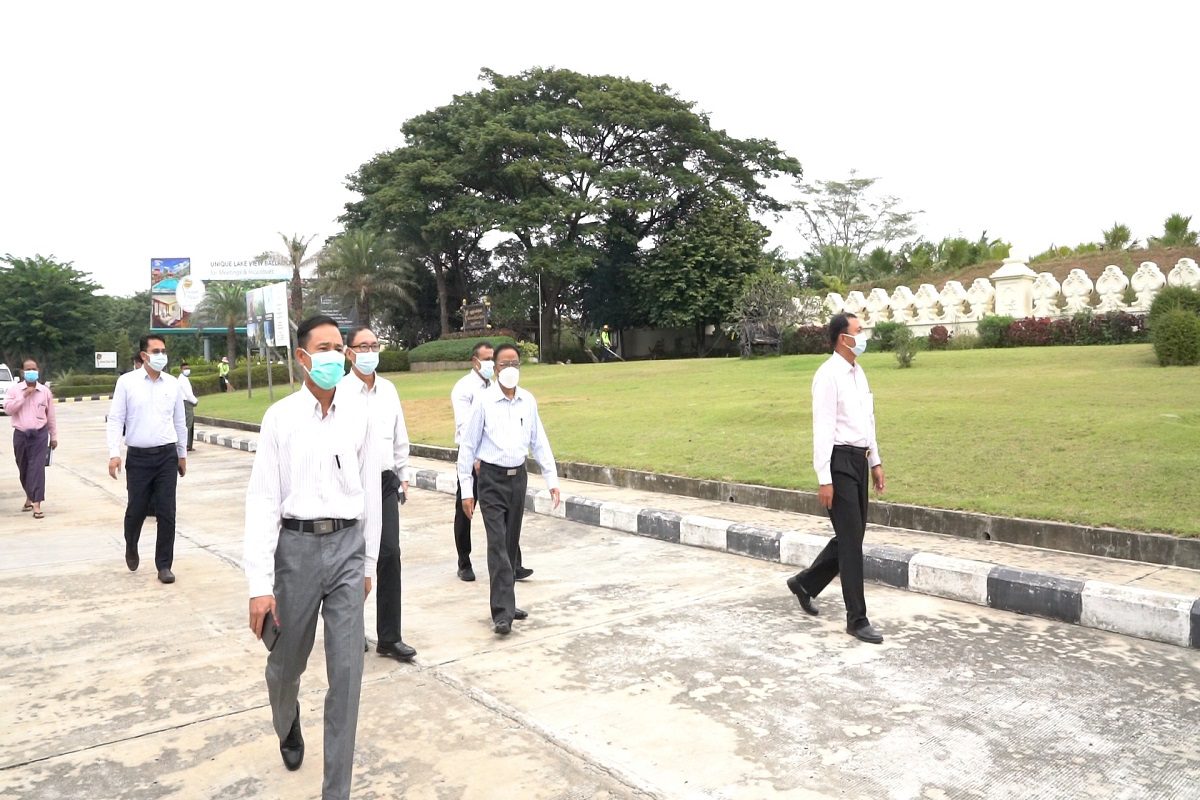 Union Minister inspect development field work of hotels and tourism businesses in Nay Pyi Taw