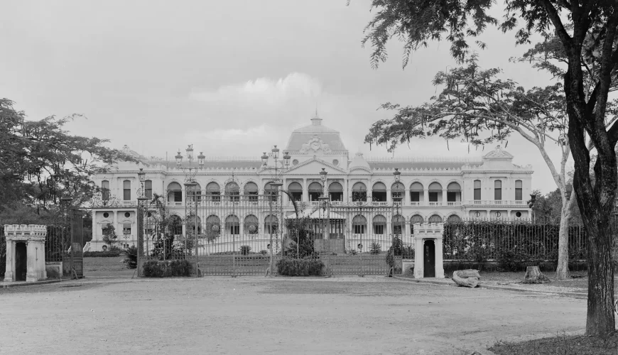 Palace of the Governor-General (Norodom Palace) in Saigon, about 1896