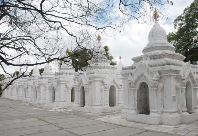 The Kuthodaw Pagoda Myamnar